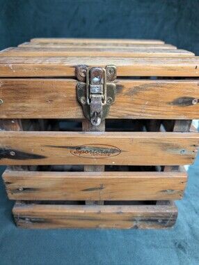 Wood Crate Heritage Collection For Sportcraft Bocce Vintage . BOX ONLY